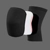 1 Pair Black Knee Pad Anti-Slip Sponge Knee Brace Breathable Protective Gear Set for Skating Basketball Sports Dance