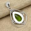Peridot Gemstone 925 Sterling Silver Handmade Jewelry Excellent Pendant For Women Gift