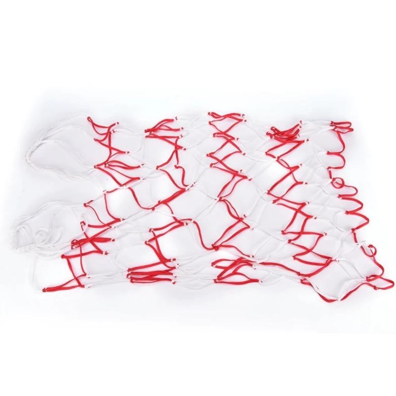 Portable Nylon Ball Carry Net Bag Sturdy Thick Rope for School Basketball Soccer Training Competition