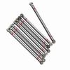 8Pcs Aluminium Alloy Link Rod for SCX10 1 10 313mm Wheelbase RC Crawler Car (Titanium Color)