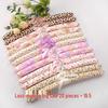 Floral Fabric & Wooden Non-Slip Clothes Hanger for Adults