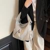 Women's Large Capacity Commuter Underarm Bag PU Shoulder Crossbody Bag Tote Bag