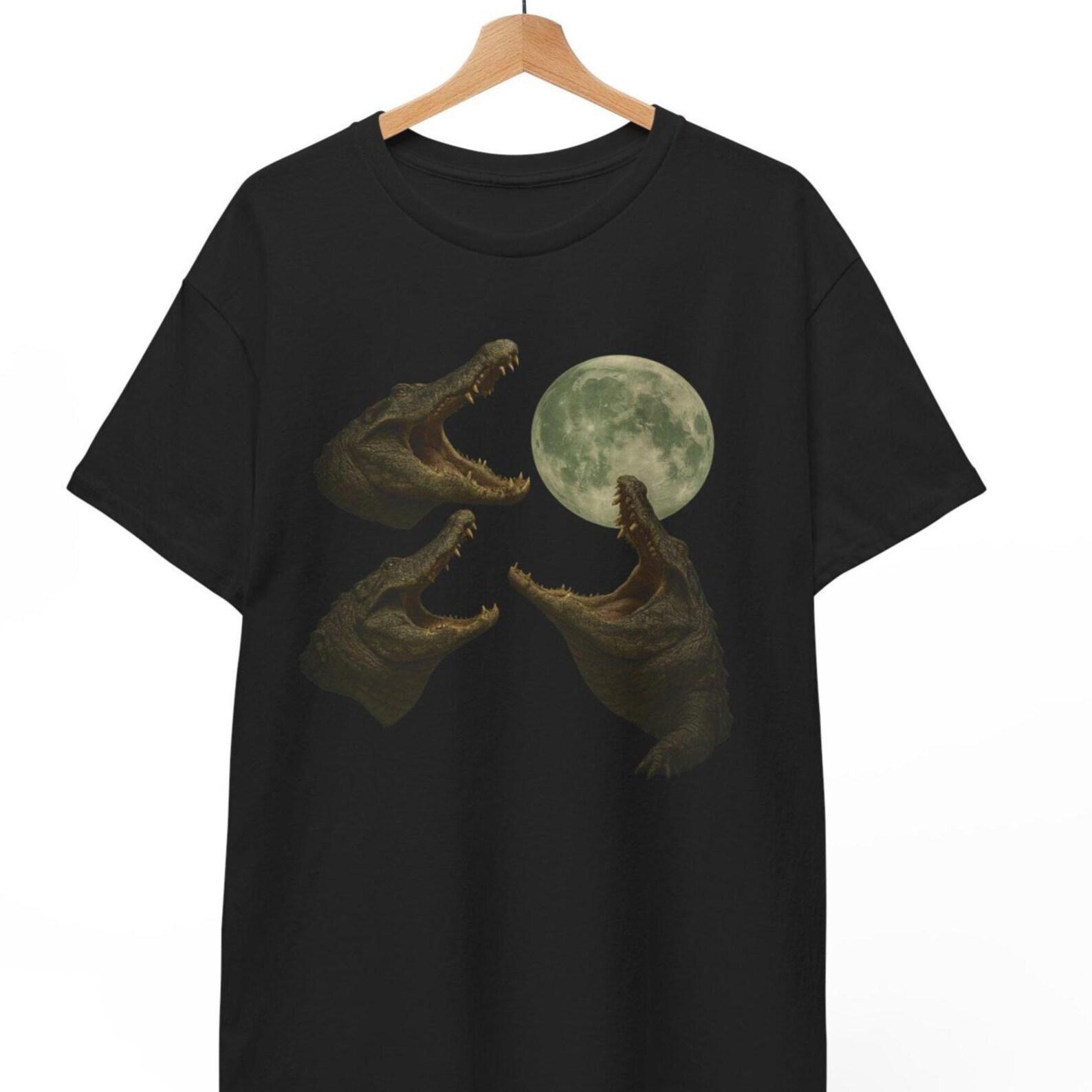 Crocodile Graphic T-Shirt: Unisex 90s Retro Style XL