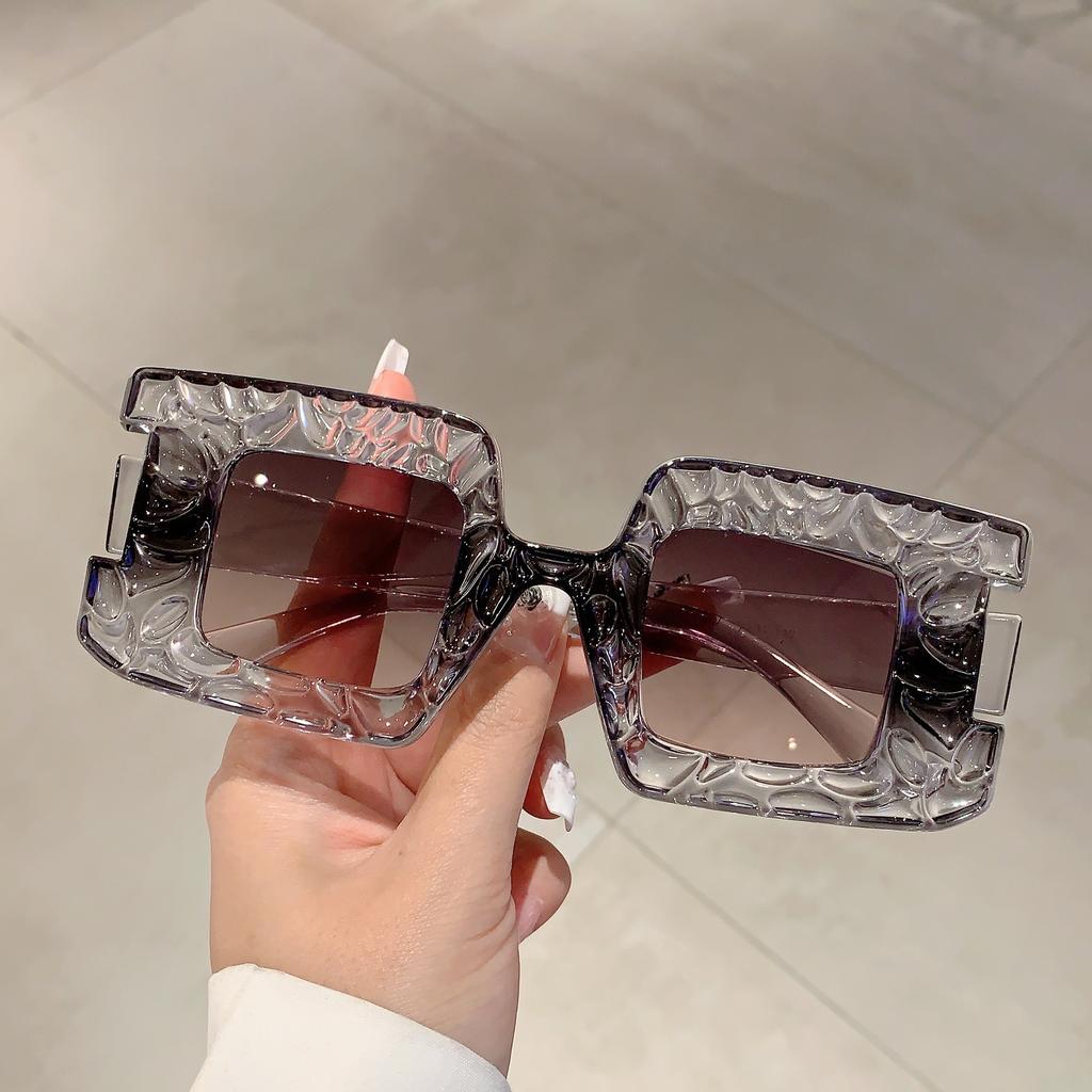 Stylish Square Sunglasses  Men Vintage Gradient Outdoor Shades Women Fashion Luxury Brand Design Black Sun Glasses