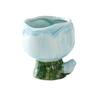 Premium Flower Pen Holder Creative Makeup Brush Storage Holder Ceramic Desktop Shelf Ornament Gift Girls Stationery