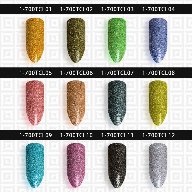 Mtssii 1g 3D DIY Sternenhimmel holographische Laser Glitter Staub Nail Art Pulver Pailletten Maniküre Zubehör