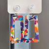 Colorful Trapezoid Acrylic Earrings - Trendy Women's Fashion Accessories