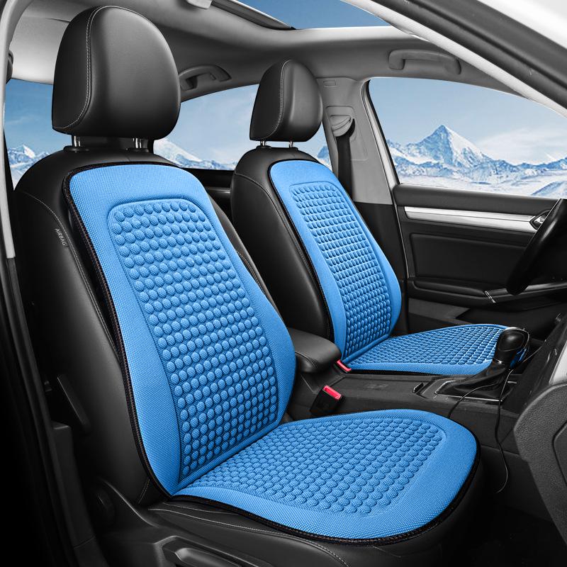 Breathable Ice Silk Car Seat Cushion - Universal Cool Pad for All Seasons