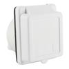 30AMP 125V RV Power Inlet Outlet UV Resistant Sturdy Construction with Waterproof Cover US Plug