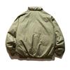 QIYOU 2025 Winter Japanese Retro Solid Stand Collar Thick Warm Down Puffer Jacket
