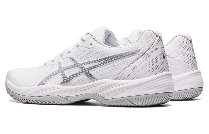 ASICS Gel Game 9 White Pure Silver Women's 1042A211-100