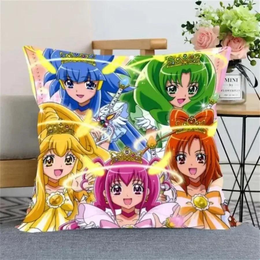 New Arrival Smile Precure! Pillow Cover Bedroom Home Office Decorative Pillowcas