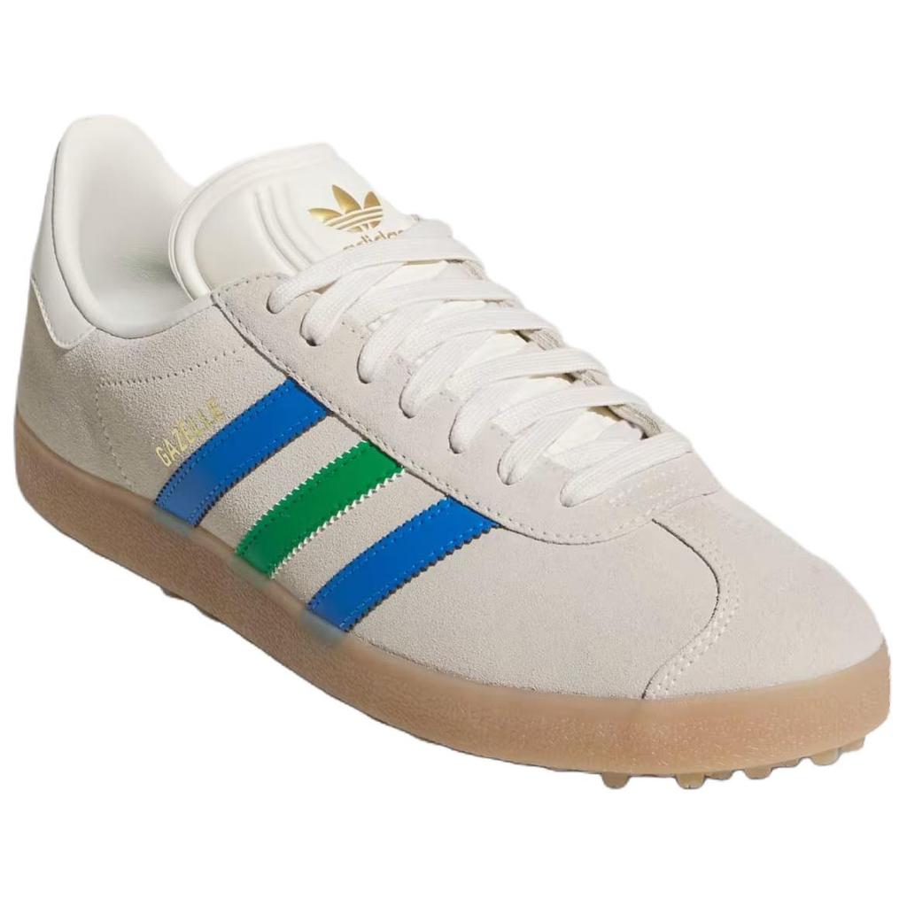 Adidas Gazelle Spikeless Golf Chalk White Green Blue Bird Unisex Sneakers Cream JI4165
