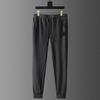 Summer Men Pleated Shirt Pants Two-pieces Set Thin Soft Breathable Tracksuit Casual Sports