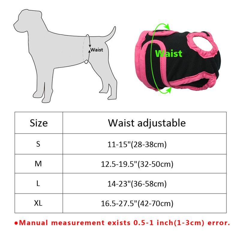 Hundeshorts für Hündinnen Welpen Physiologische Hosen Windel Haustierunterwäsche für Kleine Mittlere Mädchenhunde
