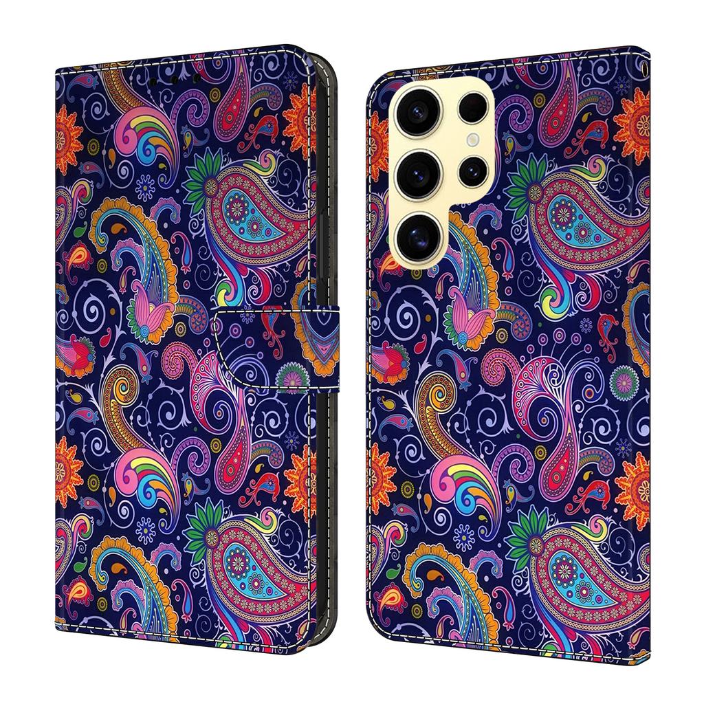 For Samsung Galaxy S25 Ultra Wallet Case Pattern Printing Stand Leather Flip Phone Cover