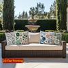 2D Floral 3D Embroidered Cushion Covers For Home Pattern Cushion Cover Suitable For Sofa Bedroom Car Pillow Cover