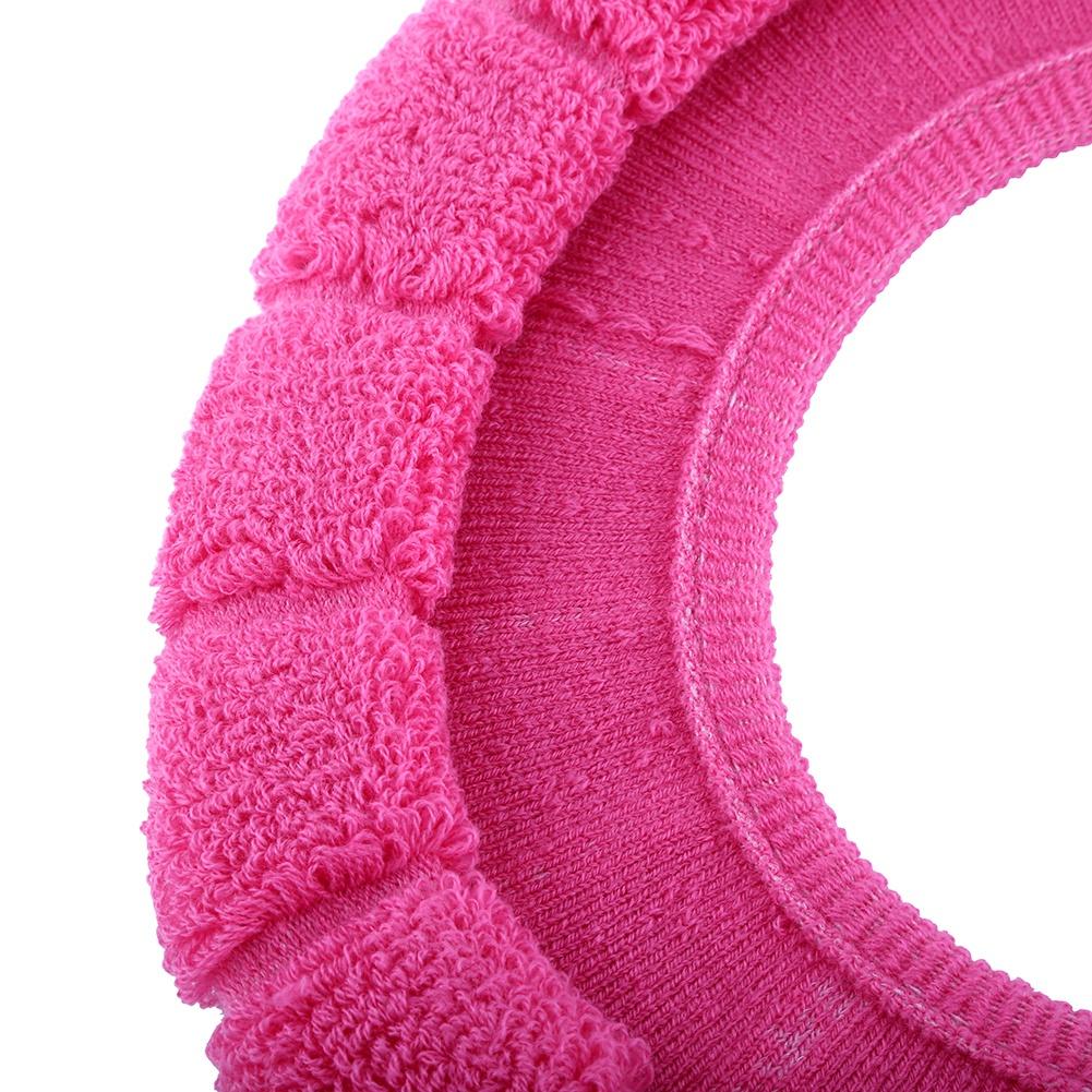 New Toilet Seat Soft Cloth Washable Lid Top Cover Closestool Bathroom Purple