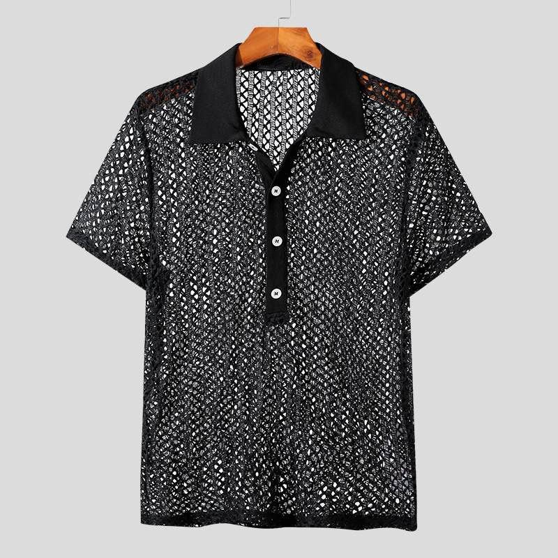 Men's Faded Cotton Denim Shirt