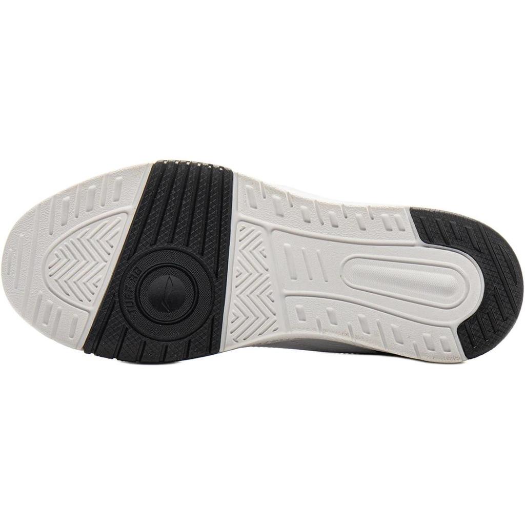 Li Ning Kids Trail Running Lifestyle Series Comfortable Versatile Durable Rebound Low-Top Casual Shoes Kids sneaker Black White YKCV108-3