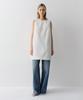 Ia Stitch Sleeveless Mini Dress (White)