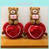 Teddy Bear Love Heart Plush Toy With Envelope For Valentines Day Gift For Couples