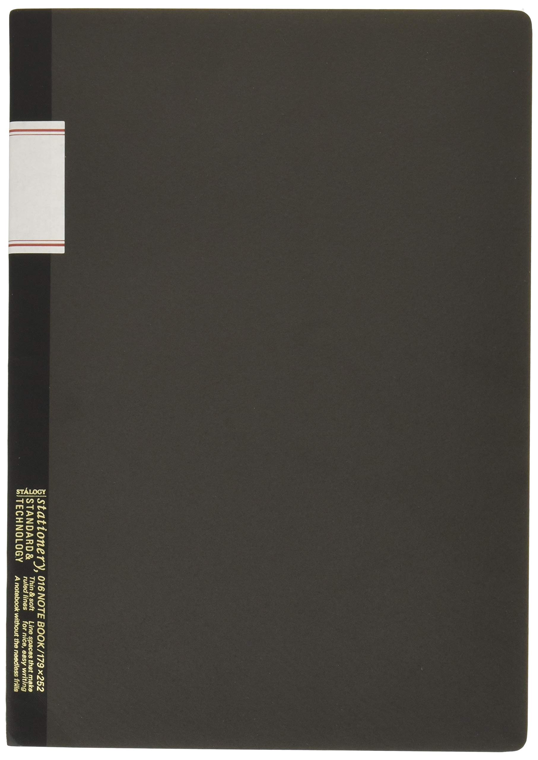 

Stalogy Simple Lined Notebook: 7 in. x 10 in. (Black)