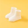 2pcs Anti Skid Toddler Socks Soft Crew Length Socks Middle Tube Design For Secure Movement On Hardwood Floors