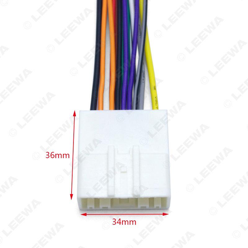 Nissan Tiida/Livina/Sunny 15-Pin Car Radio CD/DVD Wiring Harness Connector