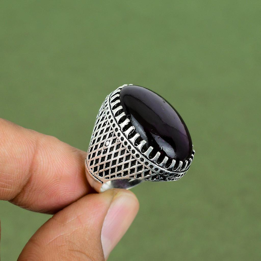 Lila Feuer Labradorit Ring 925 Sterling Silber Ring Edelstein Schmuck Handgefertigte Ringe Labradorit Schmuck Für Geschenke In Ringgröße Erhältlich