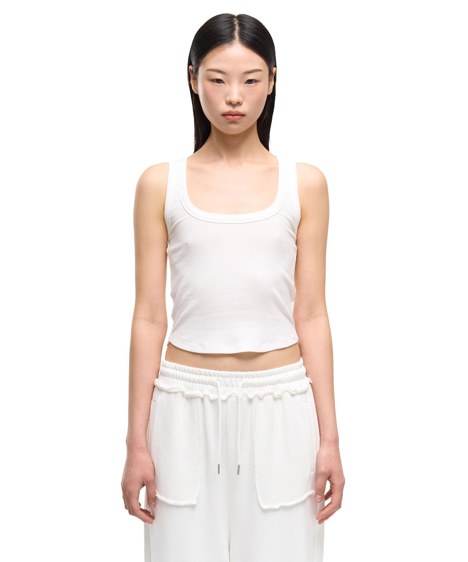 Girls Girls Simple Sleeveless - White