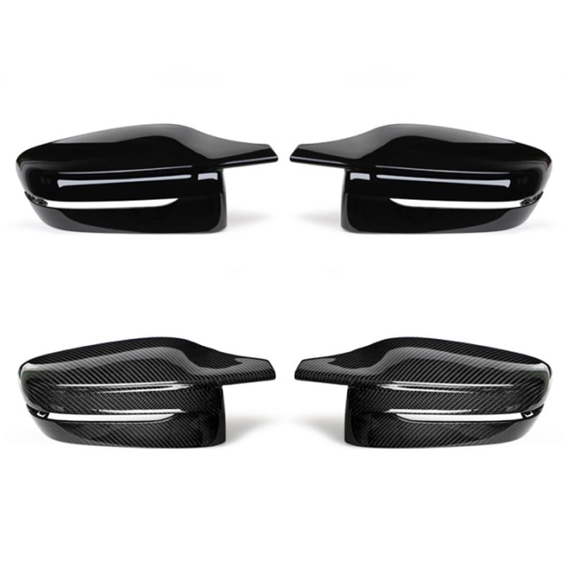 G30 G38 Hellschwarze Seitenflügel-Rückspiegel-Abdeckkappen für BMW 2 3 4 5 7 Serie G20 G21 G28 G22 G11 G12 G42 M4 Stil LHD RHD