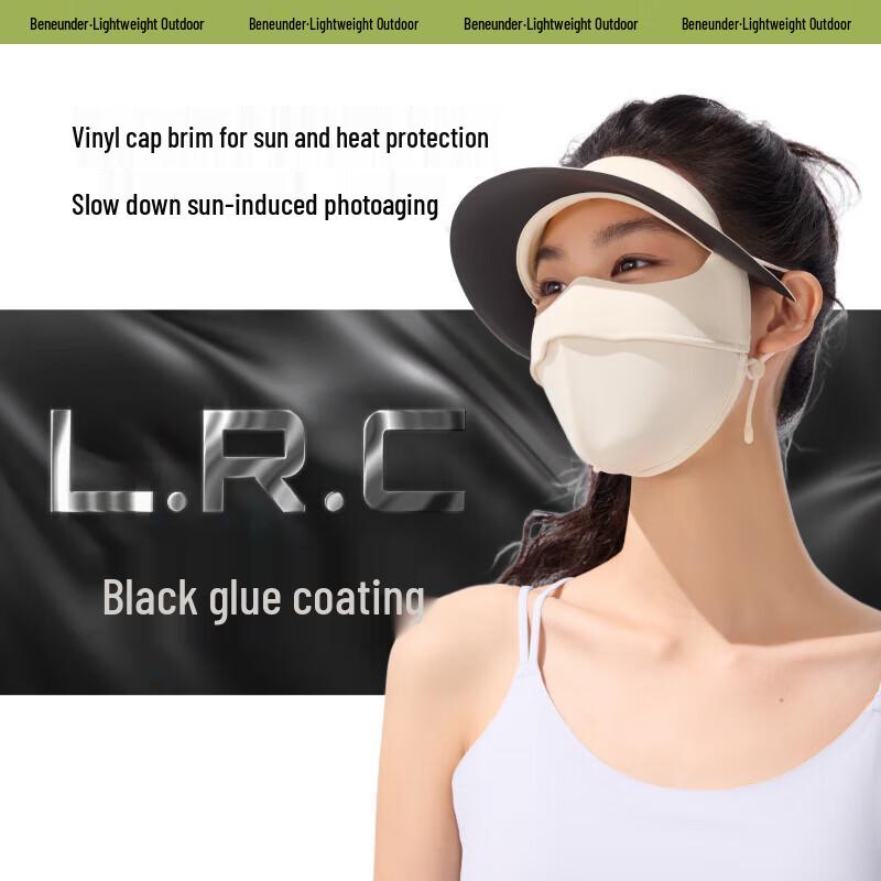Beneunder Full-Face Sun Protection Mask with Brim AL333