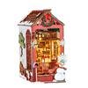 Rolife If Book Arrives, Collection Stands Christmas Cottage DIY Handcrafted Assembly Toy Wooden Building Blocks TGC06/TGC07