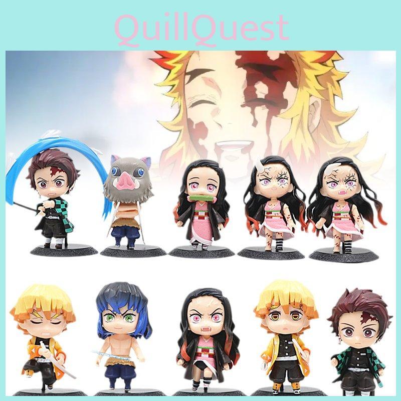 Adorable Q Version Nezuko Kamado Miniature Doll Keychain For Demon Slayer Collectors