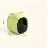 Toothbrush Holders For Bathroom Wall-Mounted Toothbrush Storage Rack With Lid Hanging Electric Toothbrush Holder