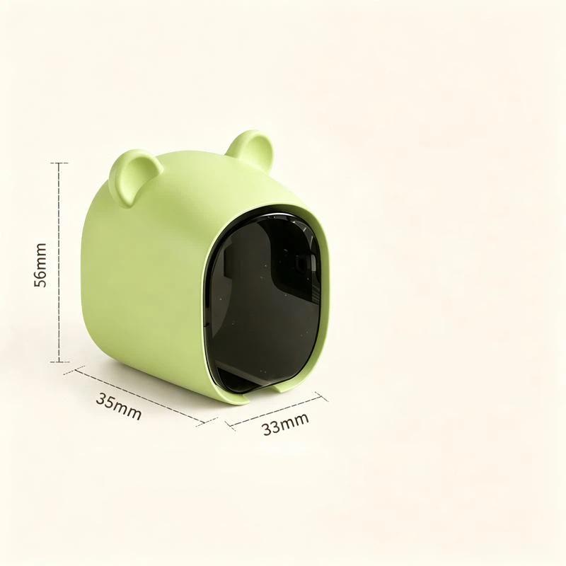 Toothbrush Holders For Bathroom Wall-Mounted Toothbrush Storage Rack With Lid Hanging Electric Toothbrush Holder