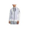 Logo Print Patchwork Drawstring Hoodie Long Sleeve Sweatshirt Men Tops White DQ4788-085