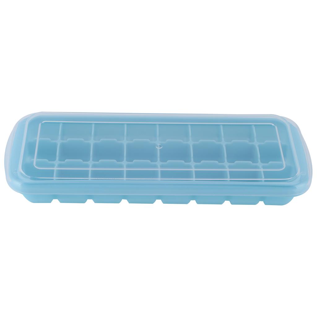 24-Grid Small Cubes Silicone Ice Tray with PP Lid Silicone Ice Mold for Home Kitchen Ice Mold Kitchen Supplies Ice Tray with Lid