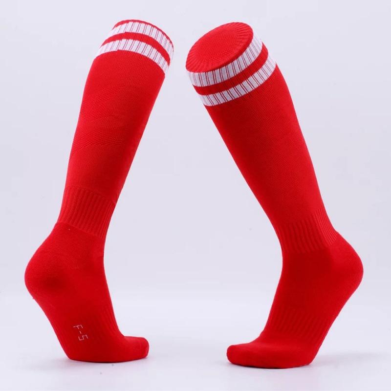 Football Socks Sports Socks Over Knee Stockings Men'S And Women'S Towel Bottom Thickened Children'S Football Socks Breathable And Sweat-Absorbing