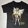 Sailor Moon Usagi Tsukino Black Short Sleeve Unisex Shirt Reprint S-5XL WA0210