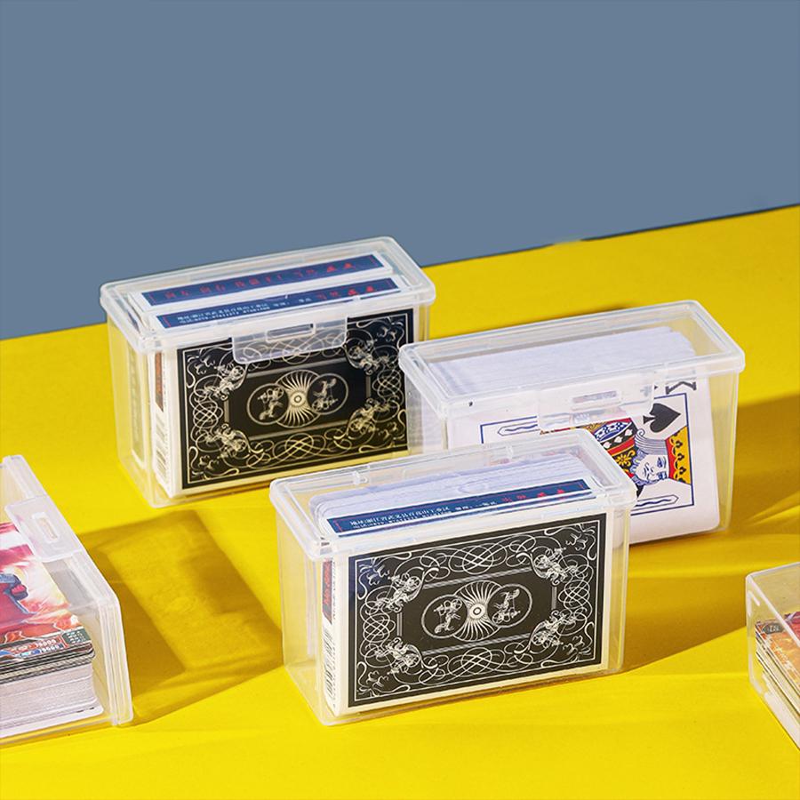 1 set, 2pcs/4pcs/6pcs multi-purpose storage box, suitable for poker cards or jewelry storage, size: 3.93*2.56*1.57 inches
