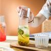 400ml/600ml With Glass Cup Glass Pot Cold Hot Water Glasses Drinking Pitcher  Beverage
