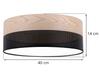 Wood Plexi Ceiling Lamp Black 40Cm Classic Oak