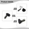 4 Set Replacement Grinder Lock Button Parts for Power Tools Including Springs and Pins Suitable for Model For 9523NB