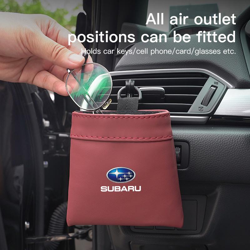Car Storage Bag Auto Hanging Organizer Pocket Valve Cap For Subaru Crosstrek Forester Outback Impreza BRZ WRX Ascent REX Levorg Y17