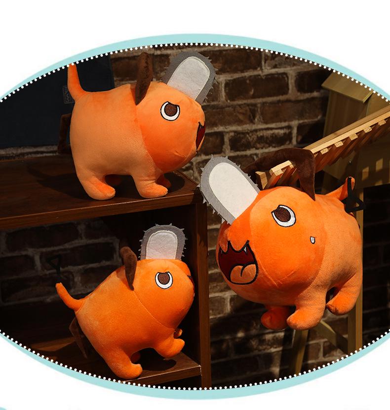 Chainsaw Man Pochita Plush Pillow - Cosplay Toy Figure of Chainsaw Dog Devil