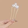 Chinese Style Beaded Three Teeth Hair Comb Elegant Retro Hairpin Daily Hanfu Cheongsam Hair Accessories