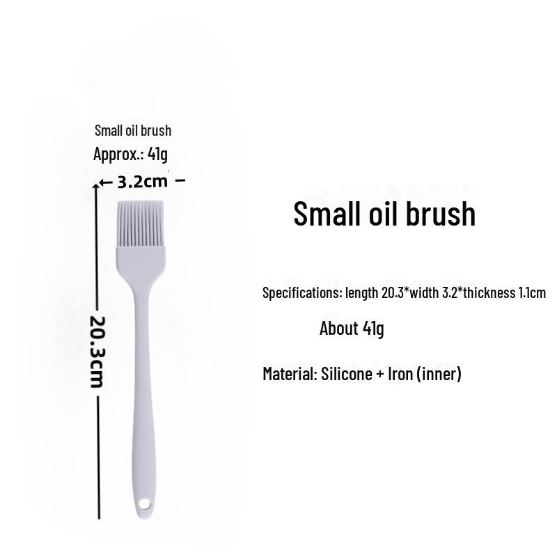 Silicone BBQ & Baking Oil Brush Set