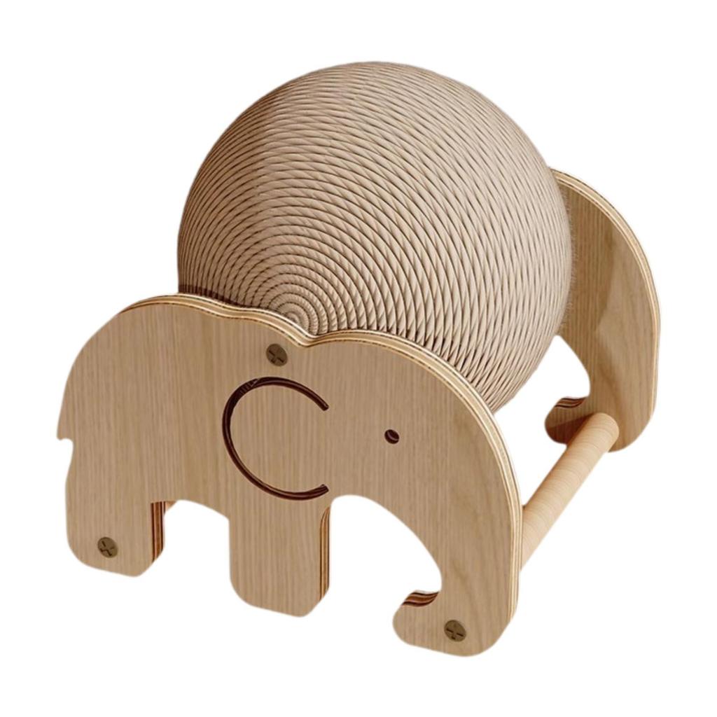 Rabbit Scratching Ball Portable Scratch Board Sisal Rope Bunny Claw Scratcher for Bunnies Kitty Chinchilla Small Animals Rabbits